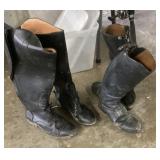 2 pair riding boots