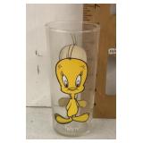 1973 Tweety Pepsi character glass
