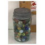 Jar of marbles