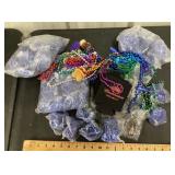 Mardi Gras beads and accessories lot