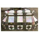 36" leaded glass pool table light