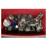 Tote of remote control chassis, etc.