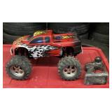RC monster truck with controller