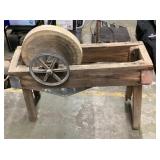 Antique grinding wheel