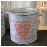 Falls City Anglers Choice galvanized minnow bucket
