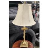 Brass table lamp