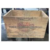 Western Cartridge Company wood ammo box