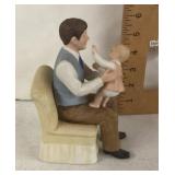Homco "I Love Papa" porcelain figure