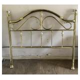 Faux brass full-size headboard