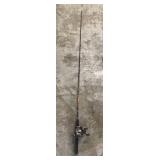 Zebco Rhino fishing rod and Quantum reel