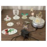Miniature glass decor items