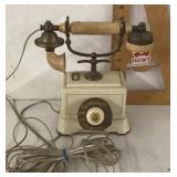 Rotary dial French phone