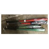 4 aluminum baseball bats
