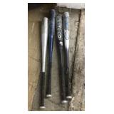 4 aluminum baseball bats