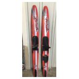 Pair of Dynamic Concave Combo skis