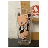 1973 Porky Pig Pepsi character glass
