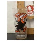 Beaky Buzzard Pepsi character glass