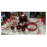 Ruby flash glass group