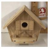 Wood birdhouse