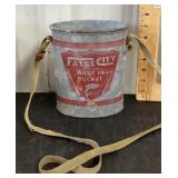 Falls City Wade-In galvanized minnow bucket