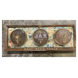 Jax beer light and clock