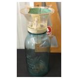 Mason jar minnow trap