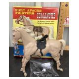 Fort Apache Fighters 11.5" movable cavalry horse