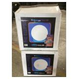 2 Ellipsis LED globe lights with remotes