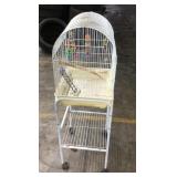 Bird cage on stand