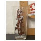 1973 Wile E. Coyote Pepsi character glass