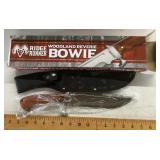 Ridge Runner Bowie knife with sheath & box