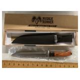 Ridge Runner fixed blade knife with sheath & box