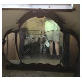 Dresser mirror --46" wide at base