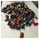 Assorted die cast cars