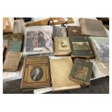 Group of old books
