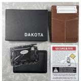 NEW Dakota money clip wallet w/multi-tool card