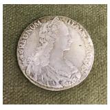1918 Italian Eritrea silver tallero coin