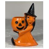 Rosbro Halloween witch JOL candy container