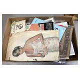 Box of ephemera