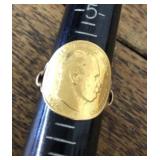 British sovereign gold ring