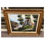 25x31 C.A. Weindel painting