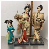 3 Japanese figures