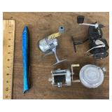 Fishing reels and lure