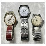 Caravelle,Timex, Vulcain manual watches --work