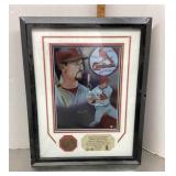 Framed Mark McGwire collectible