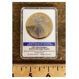 Replica 1907 gold double eagle coin