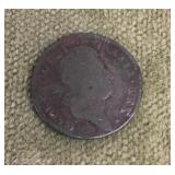 1723 Hibernia half penny