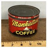 Vintage Manhattan Coffee can