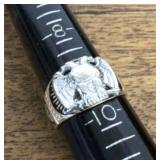 Menï¿½s 32nd degree Mason 10k gold ring