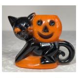 Rosbro Halloween black cat JOL candy container
